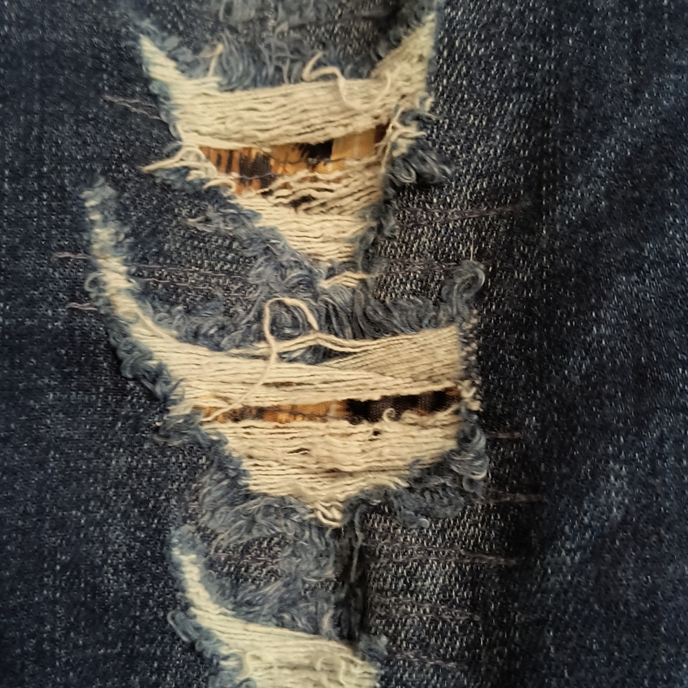 KanCan Dark Blue Distressed Skinny Jeans - Picture 3 of 3